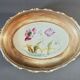 Bread or fruit basket metal and ceramic