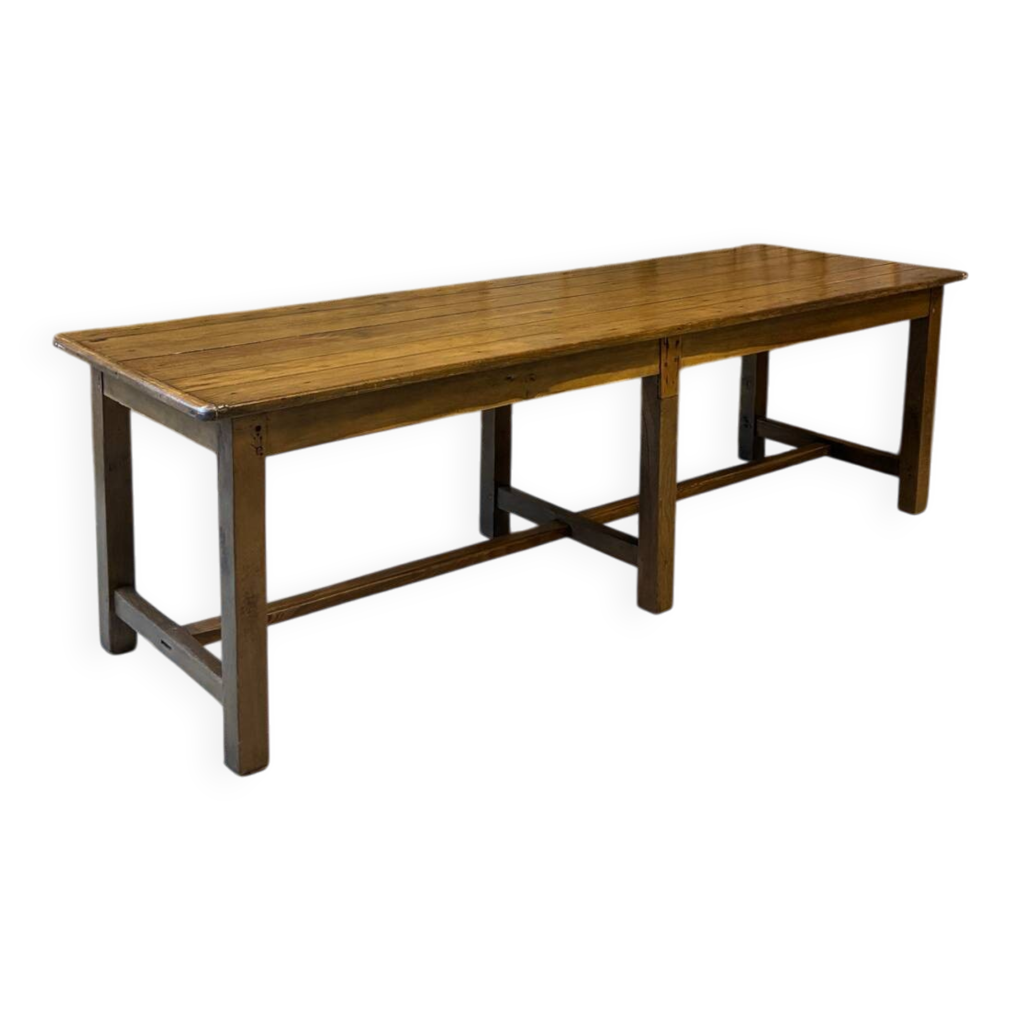 Table de ferme XXL 6 pieds en chêne massif