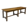 Table de ferme XXL 6 pieds en chêne massif