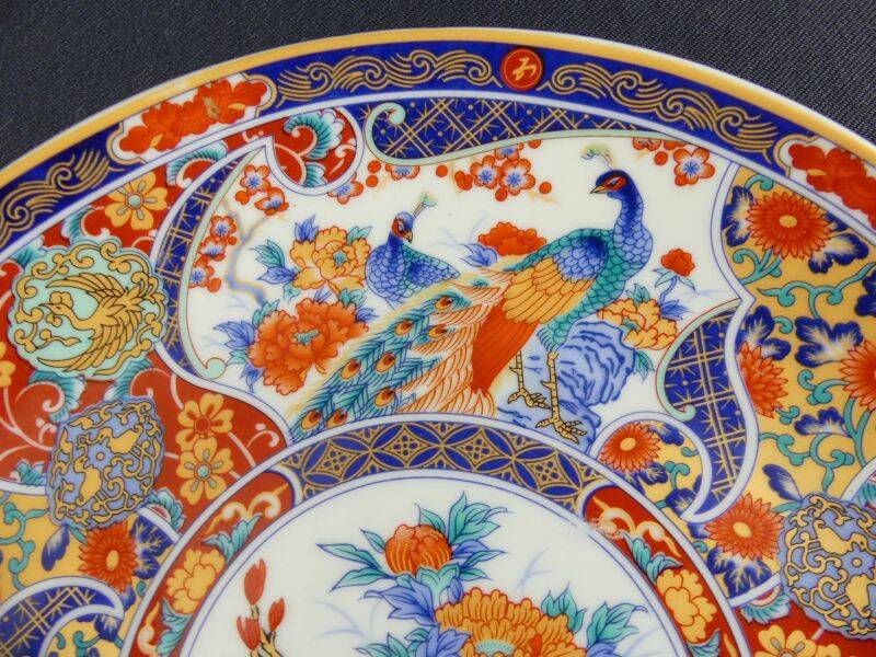 Pair of vintage Taous porcelain dessert plates, Morocco