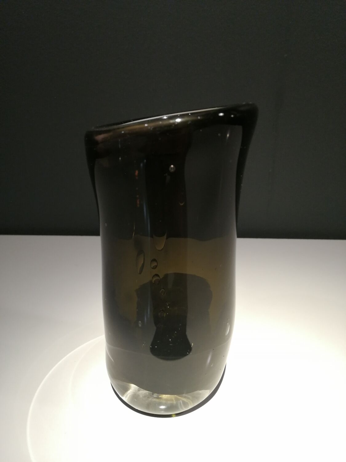 Blown glass vase