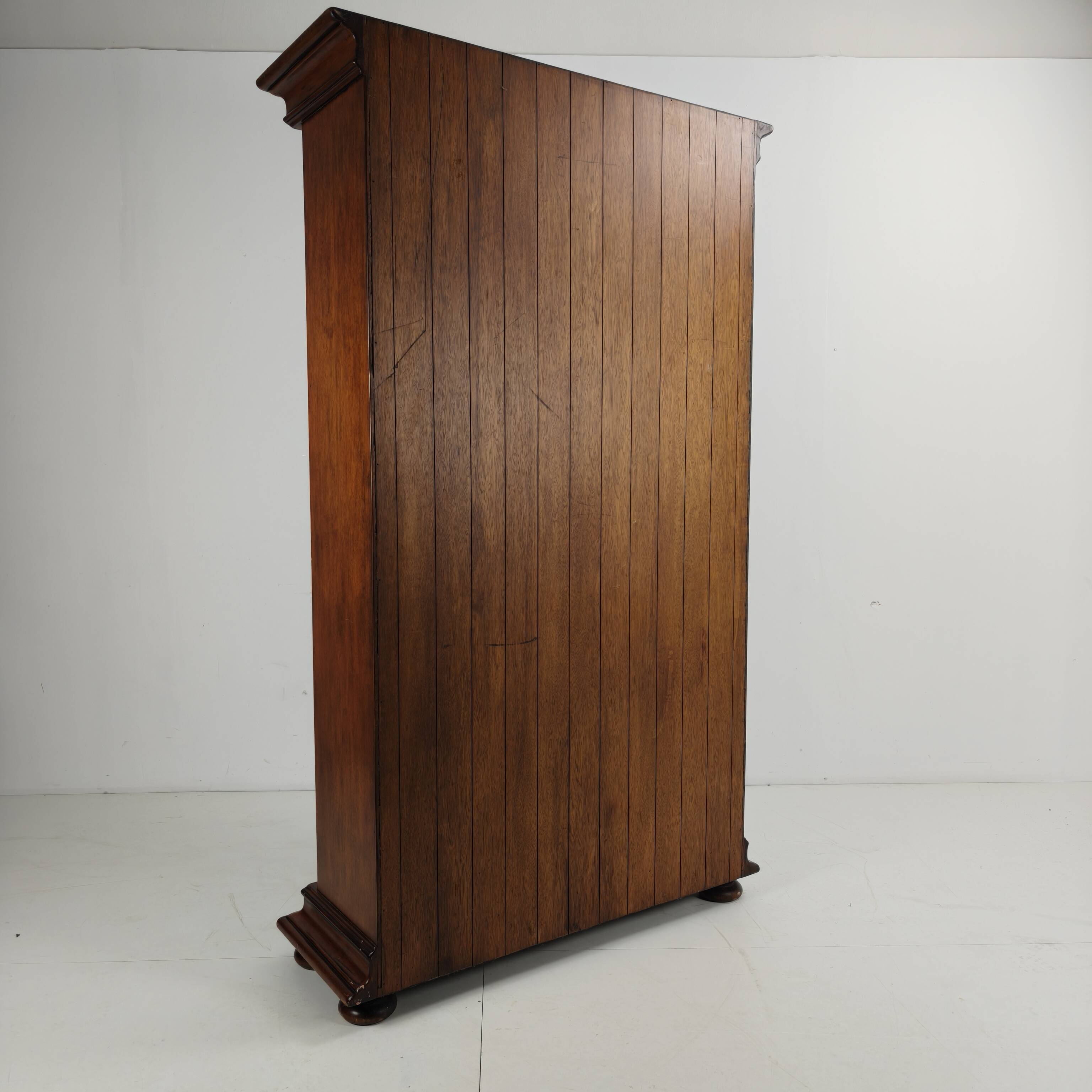 Barley Twist Open Bookcase – Solid Walnut, circa 1930