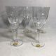 Set of 5 wine glasses crystal Villeroy & Boch wine stand bar model