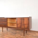 Mid-Century Polish Walnut Sideboard from Bytomskie Fabryki Mebli, 1960s.