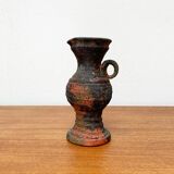 German brutalist carafe vase from the mid-century in the style of Gerhard Liebenthron, 1960s.