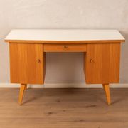 Bureau en bois autoportant, années 1950
