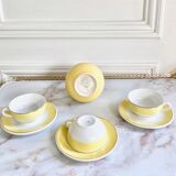 Service à café tasses sucrier et soucoupes