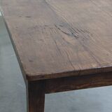 Large Antique French Farmhouse Dining Table for 6 to 8 People