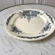 Round plate Iron Earth Salins model "Rocailles" late nineteenth