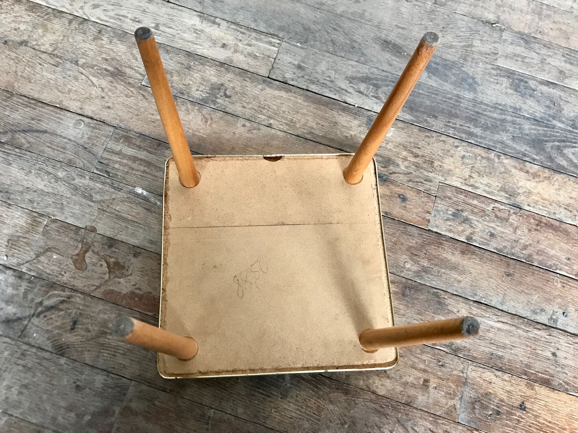 Square coffee table 1950