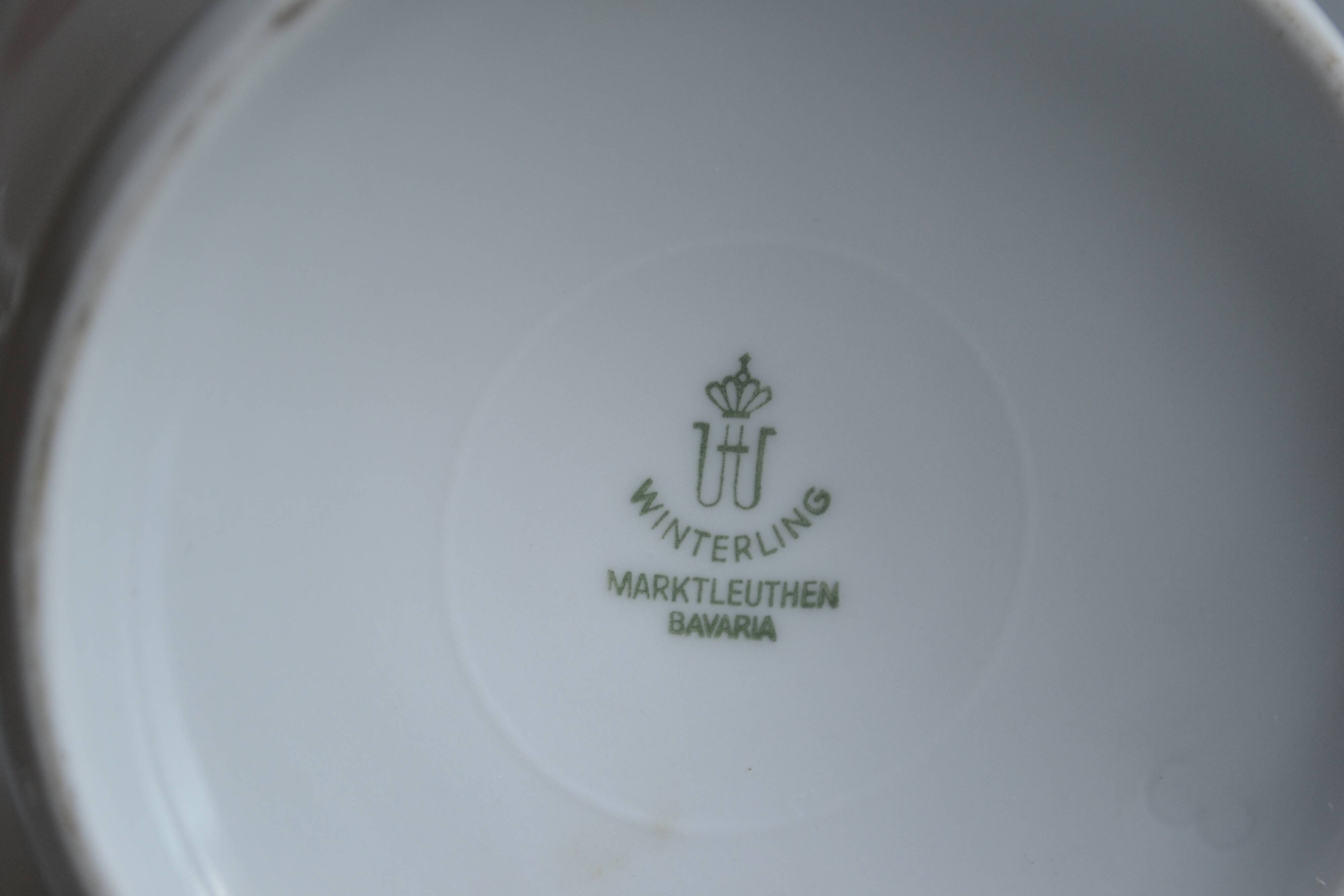 Winterling porcelain teapot Bavaria Germany vintage 1970