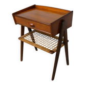 Danish bedside table in teak by Soren Rasmussen - Vintage 1960