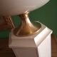 1980s lacquered metal lamp, the Dolphin