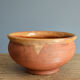 3 old terracotta bowls