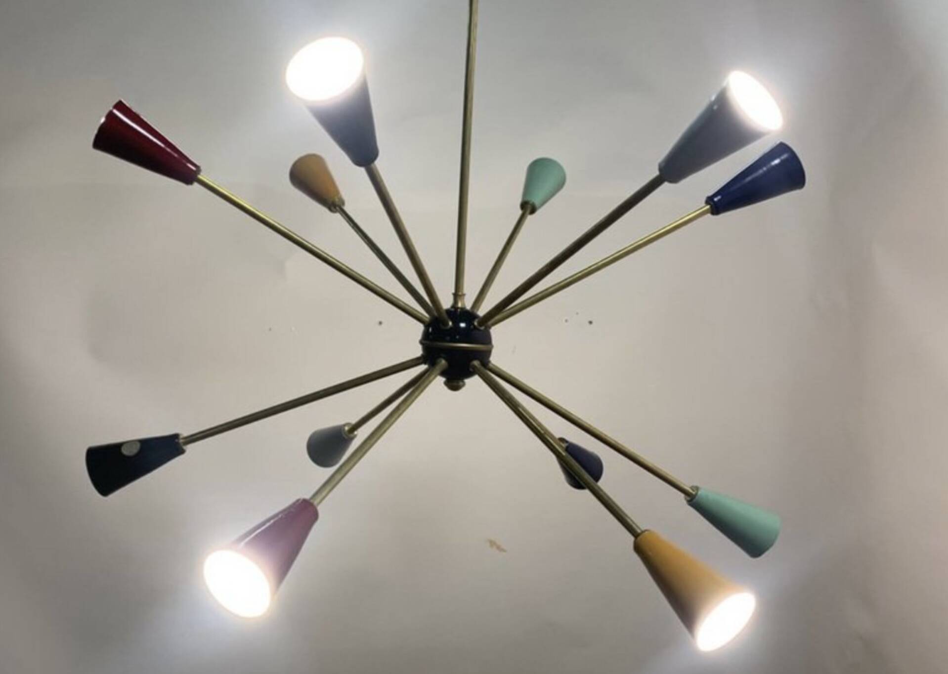 Sputnik Hanging Lamp from Stilnovo, 1950s