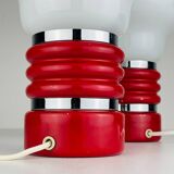 Mid-century table lamps model Bulb attributed to Enrico Tronconi, Italy 1970s, set of 2.