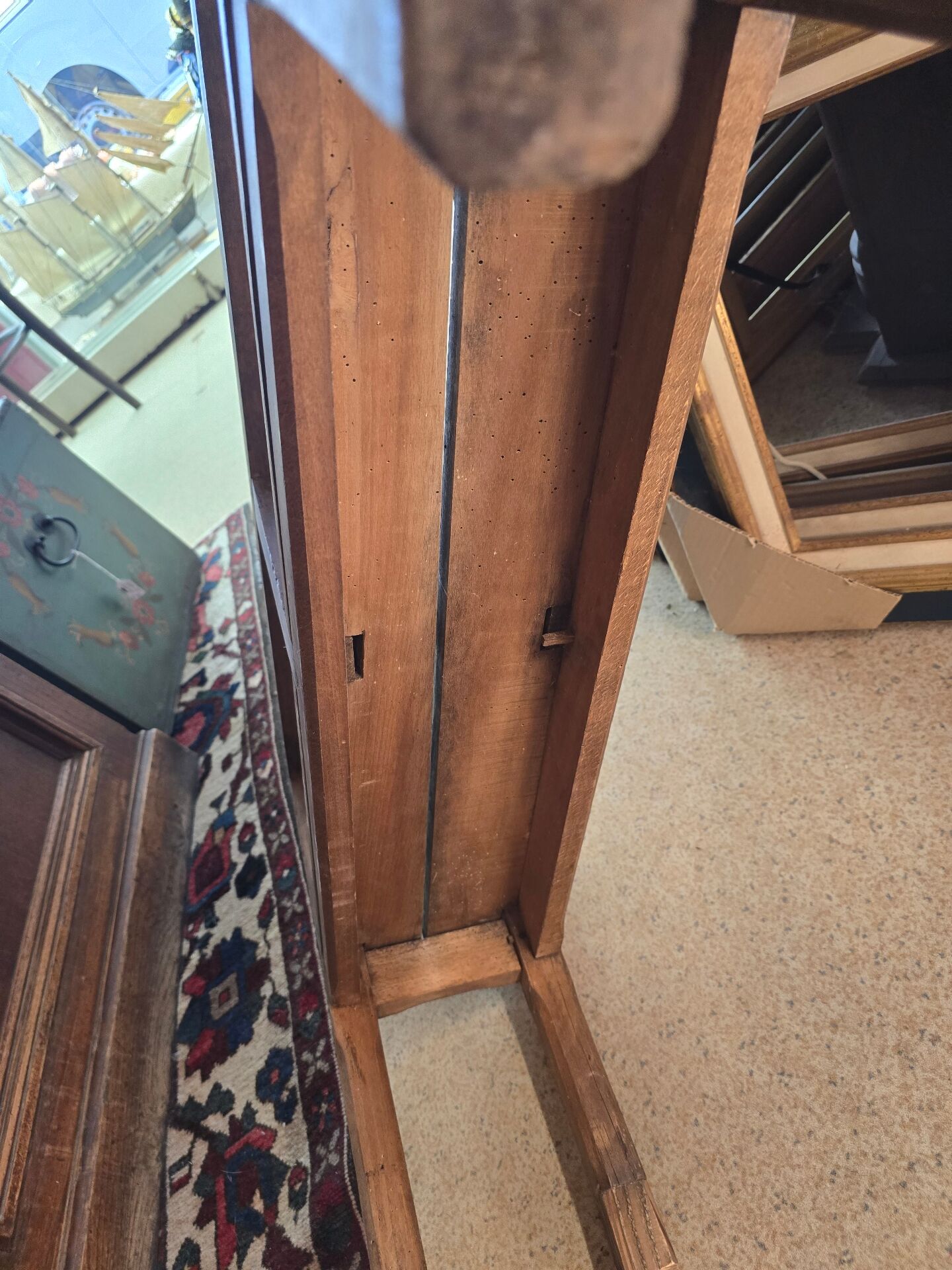 Children's wooden bench