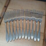 Antique cutlery set for 22 place settings
