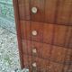 Old vintage chest of drawers with compass foot