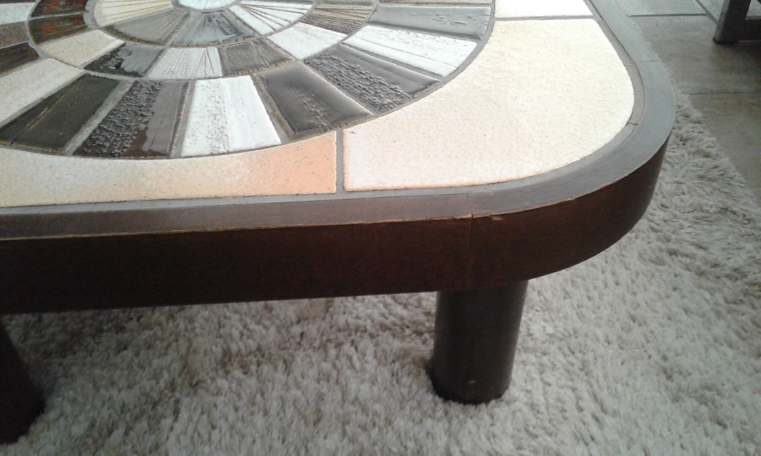 Roger Capron coffee table Shogun model vintage