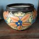 Ceramic VASE CASHPOT Montoise Bergen, Belgium, Art Deco 1920 1930