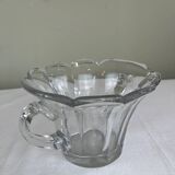 Moulded pressed glass cup