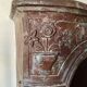 Louis XV fireplace in Burgundy stone with Danish stove