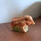 Terrine in Barbotine Michel Caugant. Boar shape.