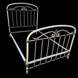 Antique wrought iron bed from the 1900s
