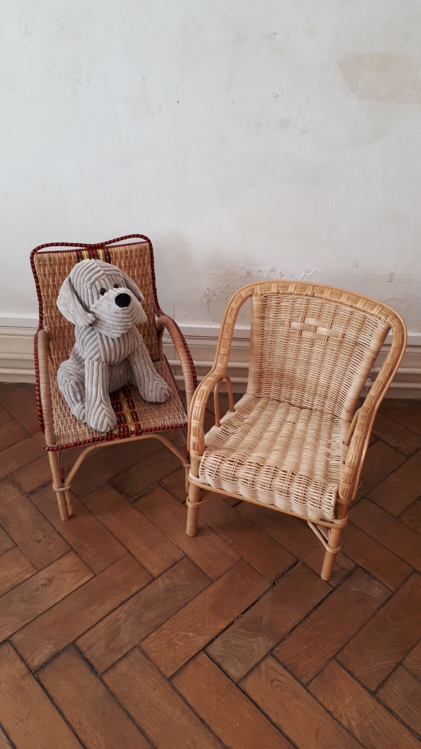 Rattan children's chair