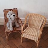 Rattan children's chair