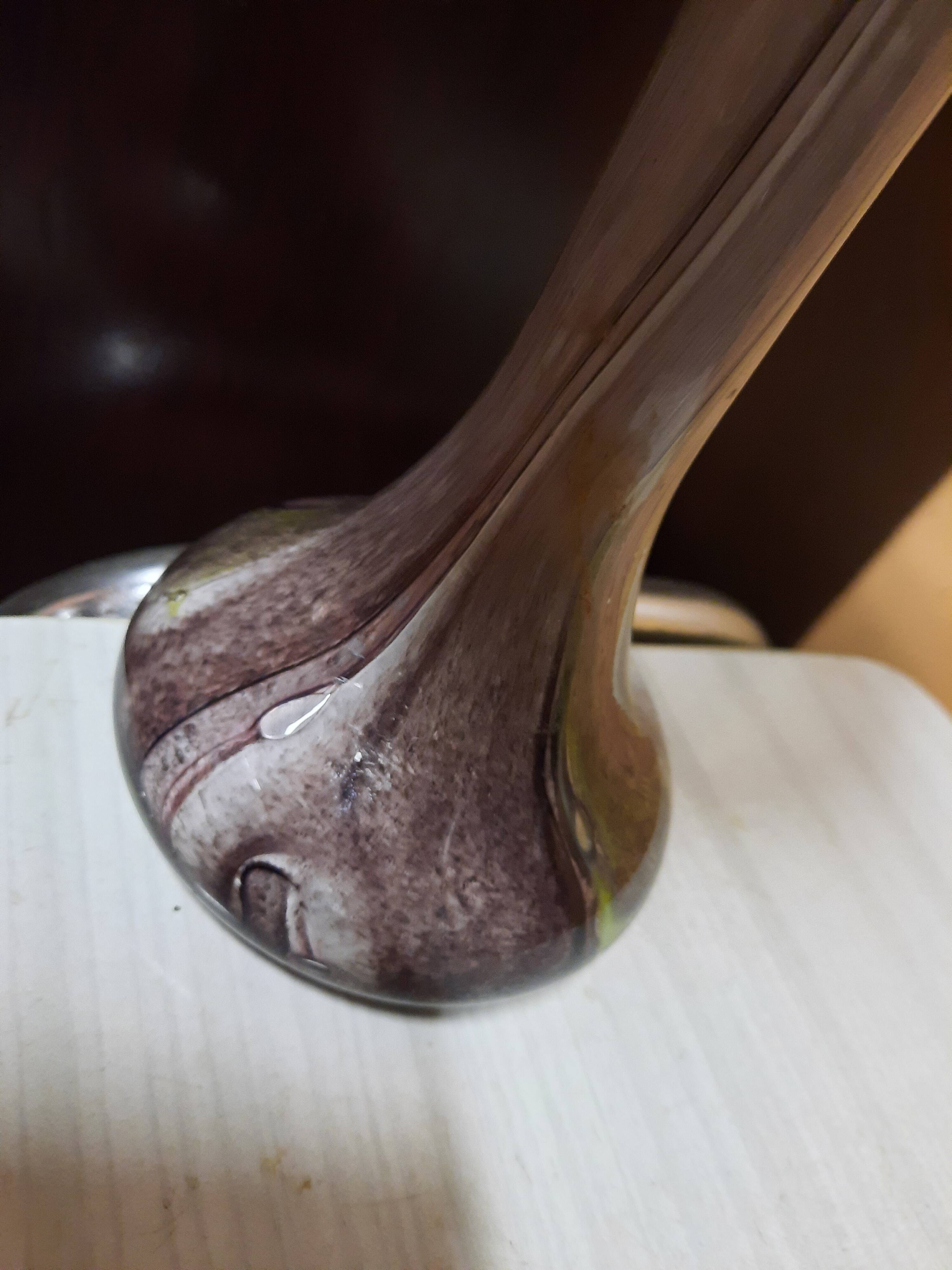 Murano colored glass vase