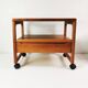 Side table, teak bar, Mid Century, BR Mobler, designed by Peter Brink, Denm
