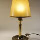 Golden brass candlestick lamp
