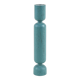 Wooden candlestick by Normann Copenhagen with geometric base, Danish design