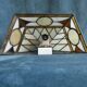 Wall lamp, glass paste, Tiffany Art Deco style, v shape, 80s work