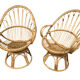 1960s Rattan Egg Chairs from France