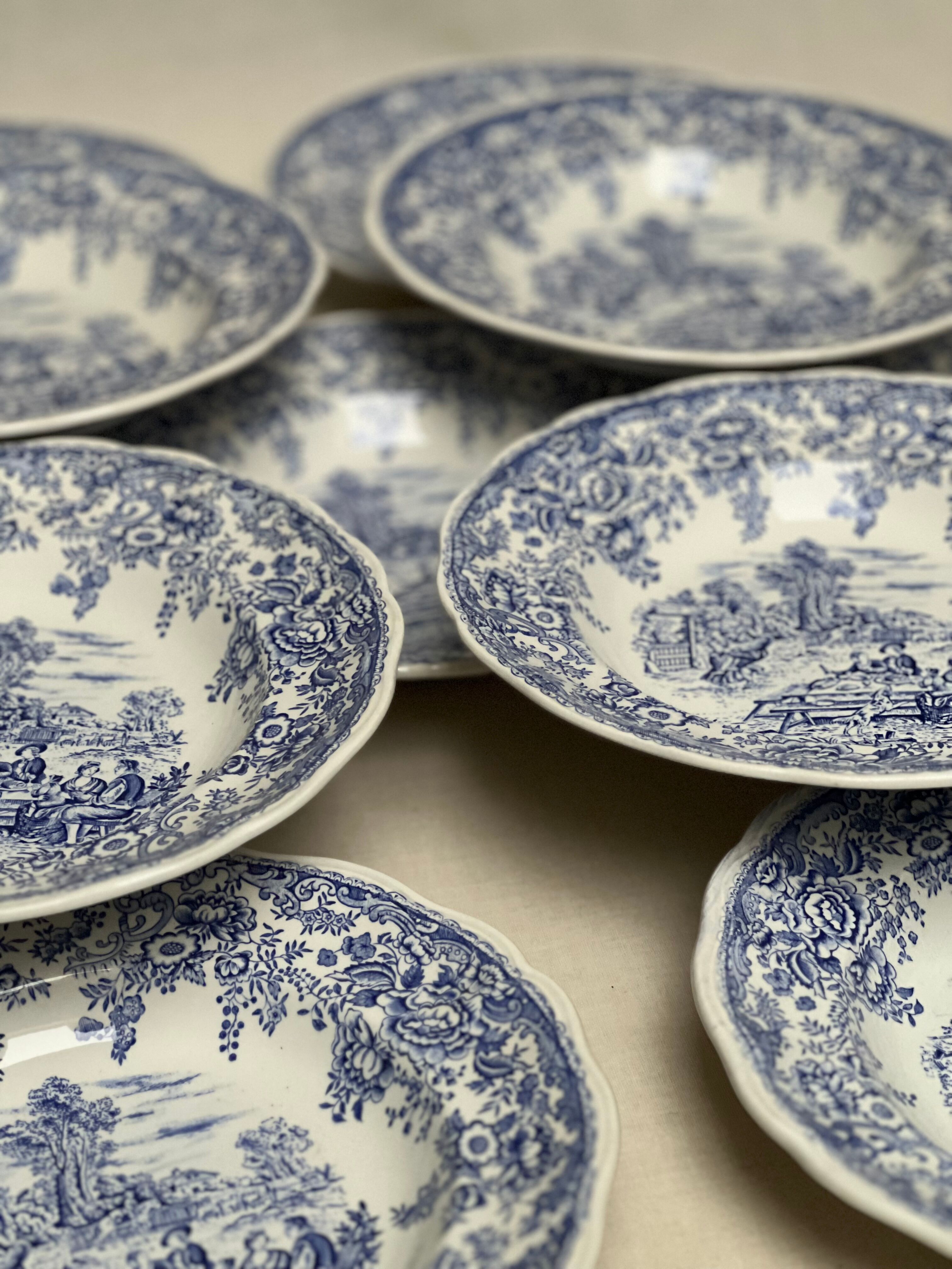 Cottage plates, Luneville