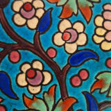 Longwy cloisonné enamel trivets