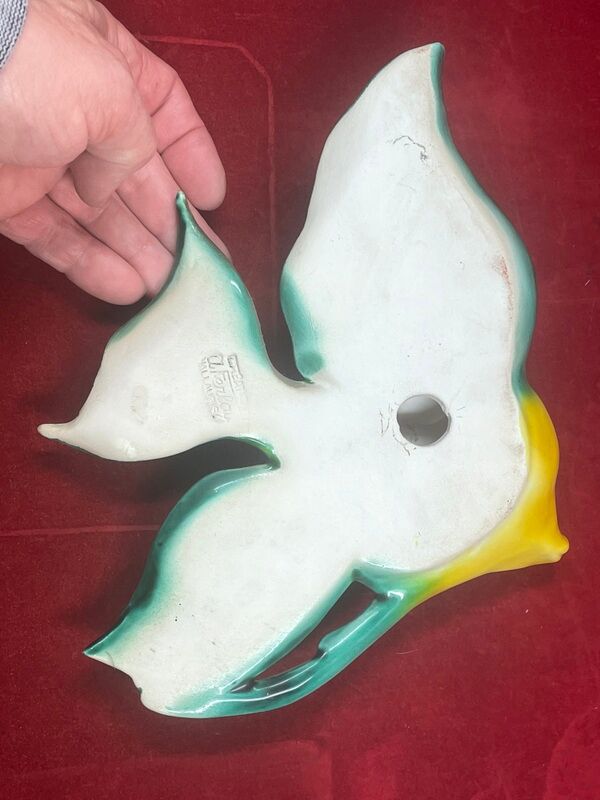 Superb ceramic fish creation albert ferlay vallauris -1970 - 27 x 21 cm