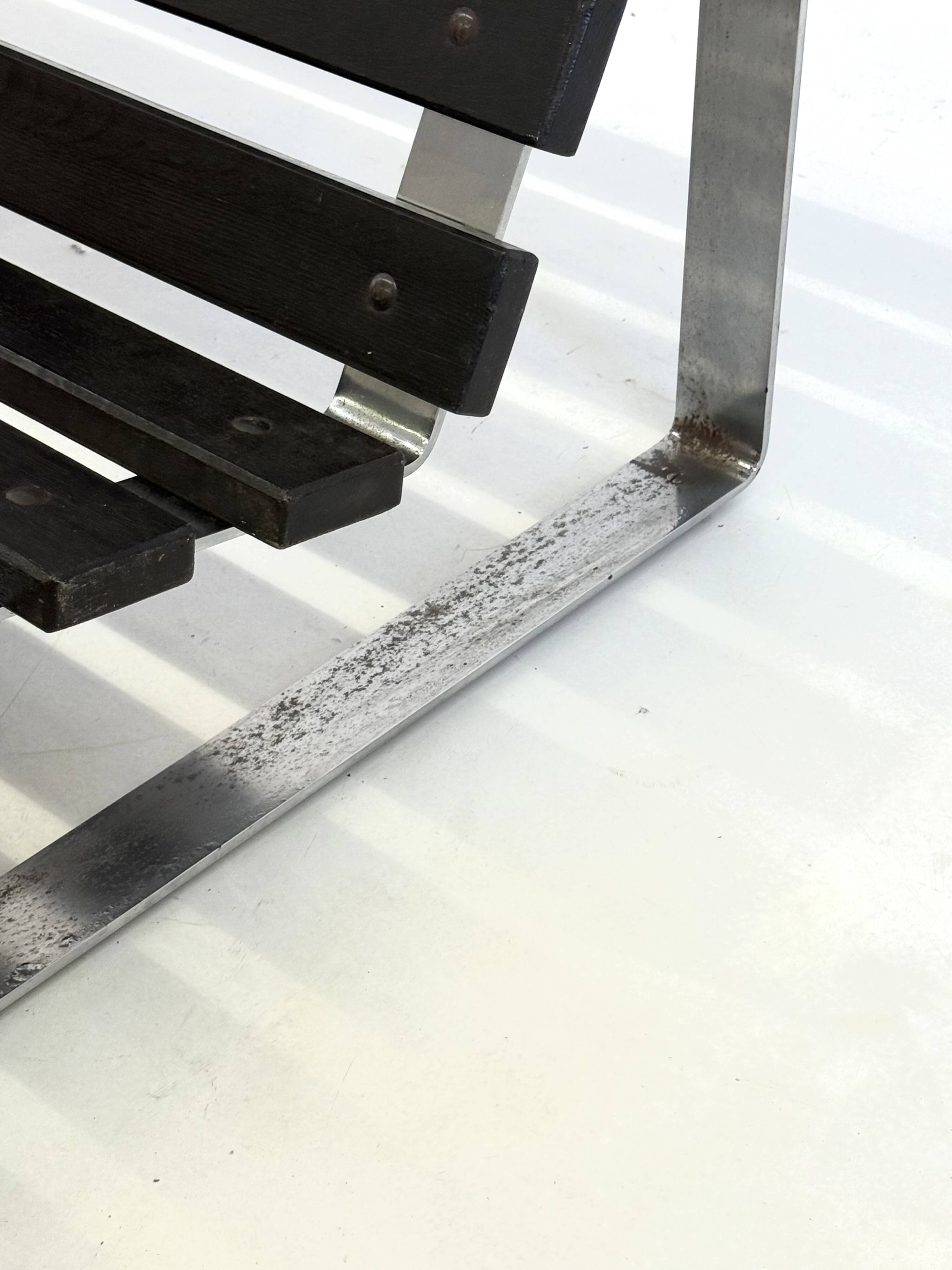 Banc à lattes vintage par Kho Liang Ie pour Artifort