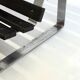 Vintage slatted bench by Kho Liang Ie for Artifort