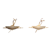 Pair of 70s wall lamps by malka
