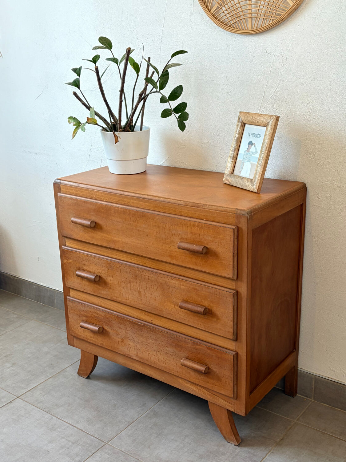 Vintage oak chest of drawers