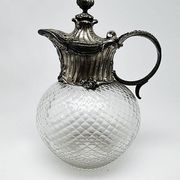 20th century Art Nouveau wine jug from WMF, Germany, 1890s