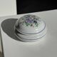 Porcelain bonbonnière with a lid decorated with flowers D10