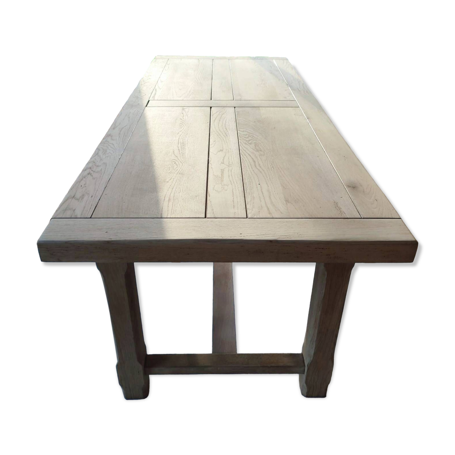 Solid oak farm table