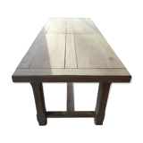 Solid oak farm table
