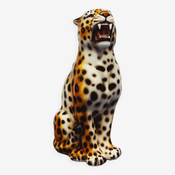 Leopard Statue Ceramic