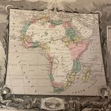 Old illustrated map of Africa
